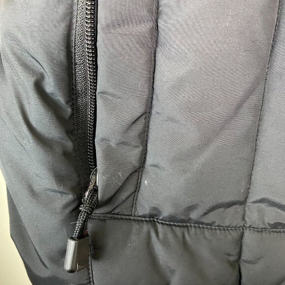 Eddie Bauer Black Down Quilted Vest Men Size Large Nylon Goose Down Lightweight - Picture 12 of 16